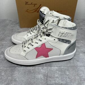 Vintage Havana Dream White Pink High Top Sneaker Women's Size 6.5 US Shoes